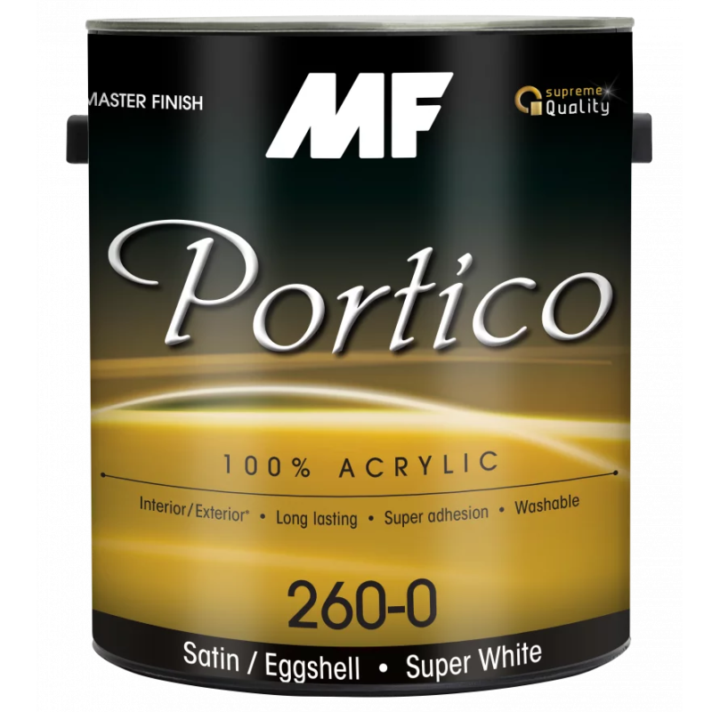 MF Paints Portico 260 Краска акриловая латексная полуматовая для внутренних и наружных работ