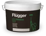 Flugger Window Краска для окон на водной основе скрывает структуру дерева