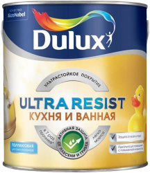 Dulux Ultra Resist Кухня и ванная Краска с защитой от плесени и грибка матовая Dulux Ultra Resist Кухня и ванная Краска с защитой от плесени и грибка матовая