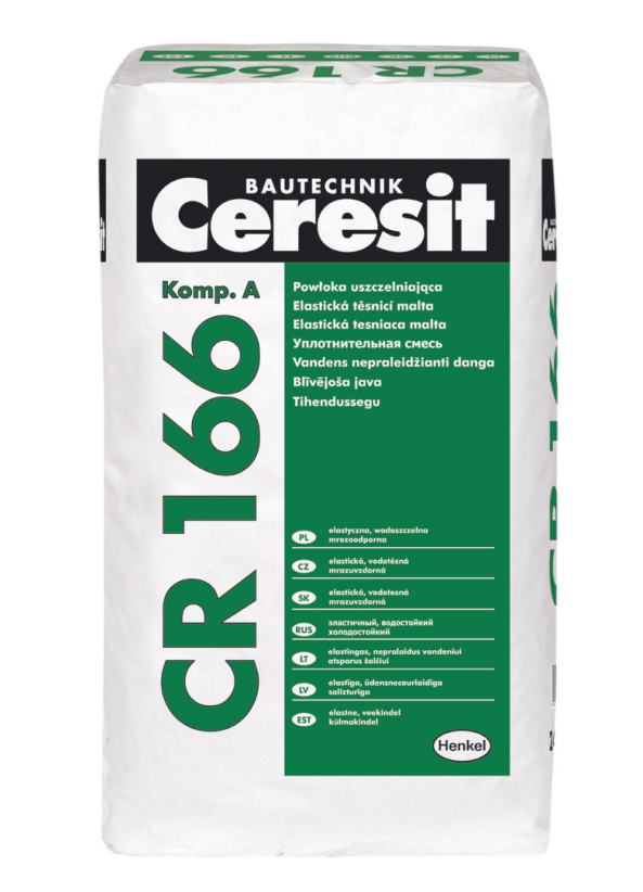 Ceresit CR 166 сухая смесь, гидроизоляция, компонент А