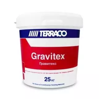 Terraco Gravitex XL Штукатурка фасадная декоративная акриловая, с эффектом "Короед"