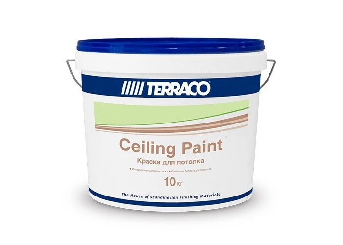 Terraco Ceiling Paint Акриловая матовая краска для потолков