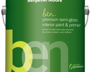 Benjamin Moore Ben W627 Waterborne Interior Paint Semi-Gloss / Бенжамин Моор Бен краска самогрунтующуяся на водной основе, полуглянцевая