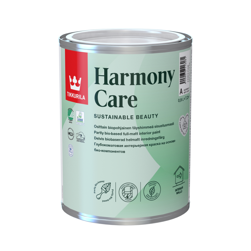 Tikkurila Harmony Care краска интерьерная с бархатистым эффектом глубокоматовая