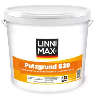 Linnimax Putzgrund 620 Высокопаропроницаемая пигментированная грунтовка с кварцевым заполнителем