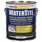Zinsser Watertite Mold & Mildew-Proof Waterproofing Paint Краска гидроизоляционная противогрибковая самогрунтующаяся по бетону, органорастворимая