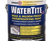 Zinsser Watertite Mold & Mildew-Proof Waterproofing Paint Краска гидроизоляционная противогрибковая самогрунтующаяся по бетону, органорастворимая