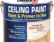 Zinsser Ceiling Paint-Paint and Primer in One Краска для потолка самогрунтующаяся для внутренних работ