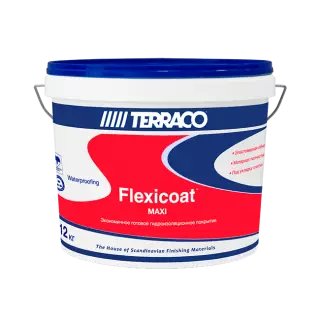 Terraco Flexicoat Maxi Покрытие акриловое гидроизоляционное для внутренних и внешних работ
