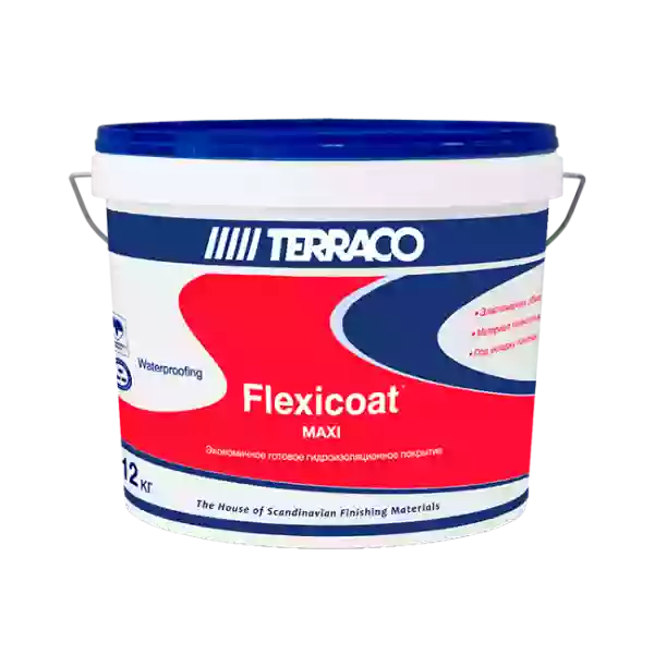 Terraco Flexicoat Maxi Покрытие акриловое гидроизоляционное для внутренних и внешних работ