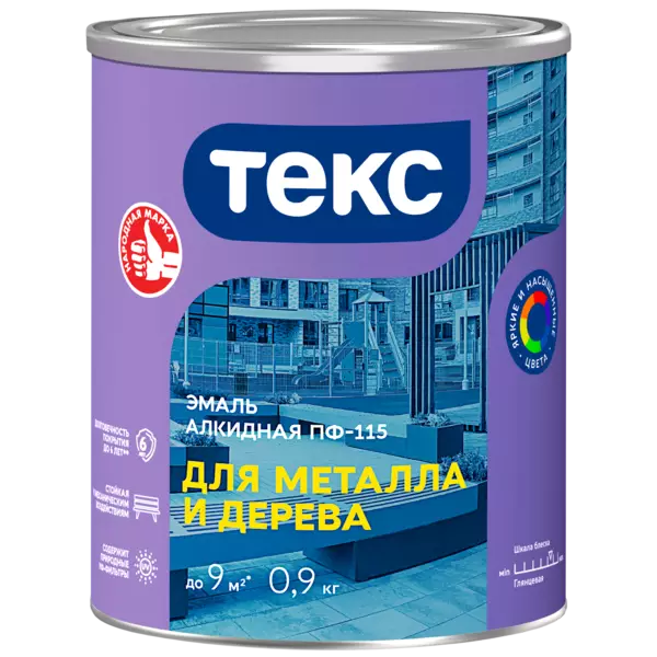 Текс Оптимум ПФ-115 эмаль алкидная, универсальная