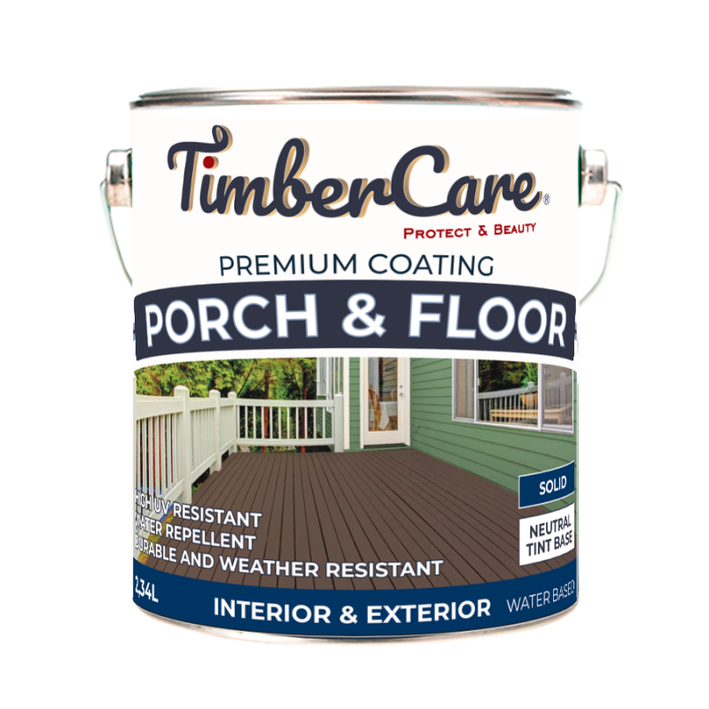 TimberCare Porch&Floor Пропитка суперизносостойкая кроющая для фасадов и террас