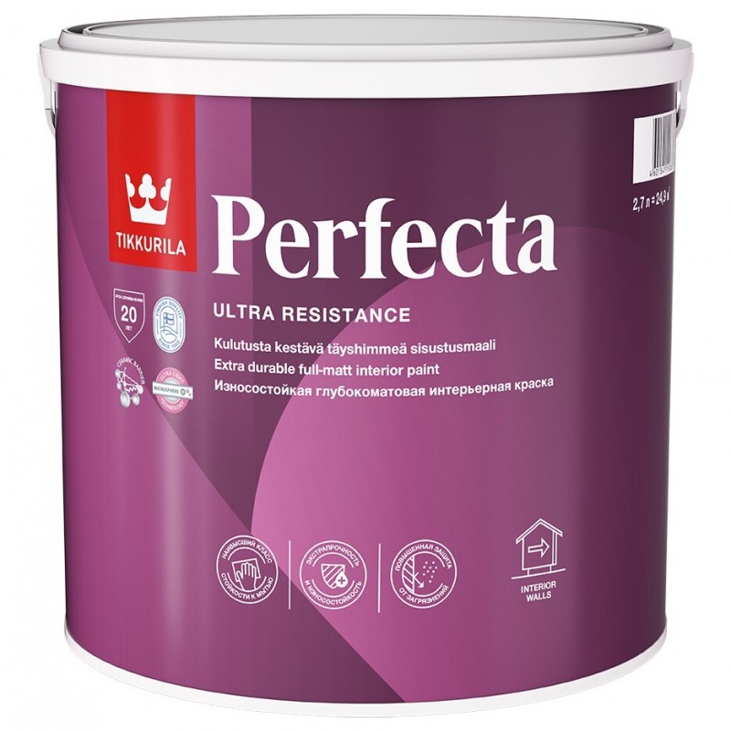 Tikkurila Perfecta Интерьерная краска износостойкая глубокоматовая