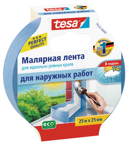 Tesa малярная лента синяя Четкий край (25м × 25мм)