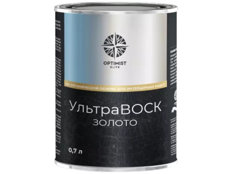 Optimist Elite D 750 / Оптимист Элит Ультра - воск защитное декоративное финишное покрытие, золото