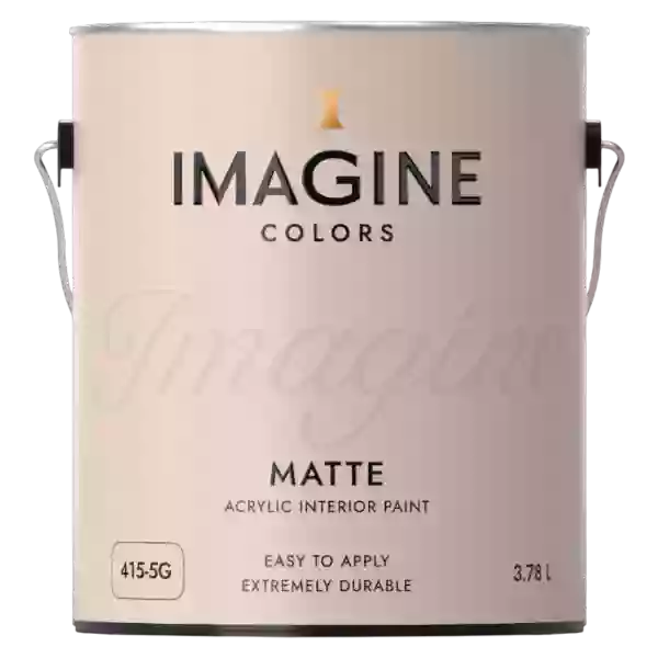 Imagine Colors 415 Matte Easy To Apply Интерьерная высококачественная профессиональная краска из 100% акрила