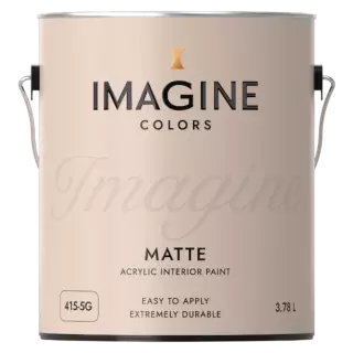 Imagine Colors 415 Matte Easy To Apply Интерьерная высококачественная профессиональная краска из 100% акрила