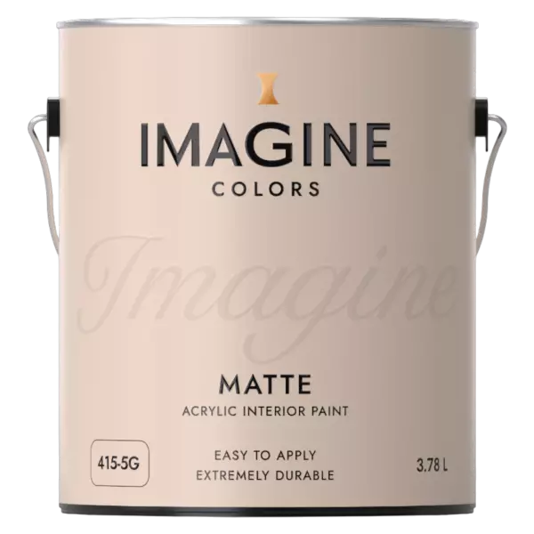 Imagine Colors 415 Matte Easy To Apply Интерьерная высококачественная профессиональная краска из 100% акрила