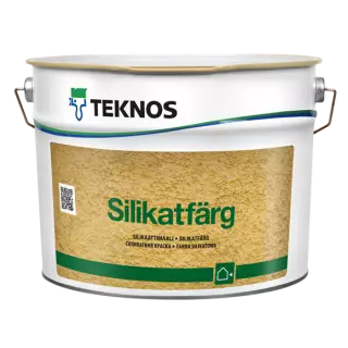 Teknos Silikatfarg / Текнос Силикатфарг краска на основе силикатного калия для внутренних и наружных работ по минеральным поверхностям