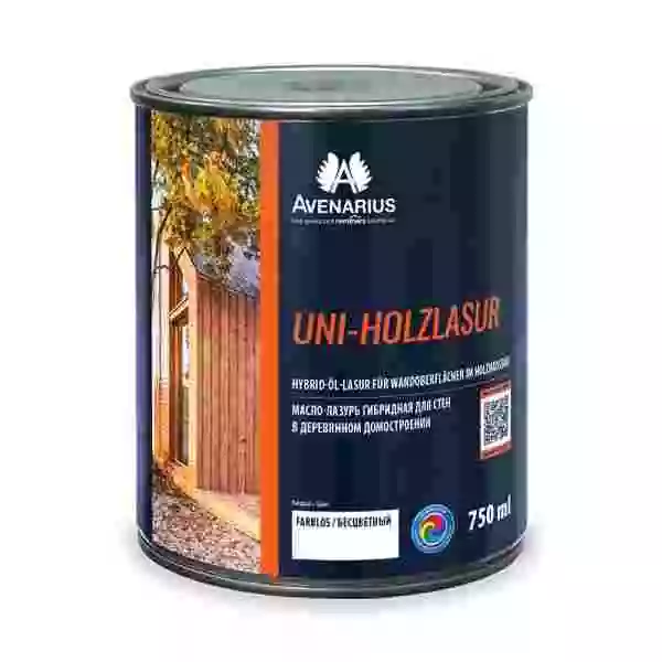 Avenarius UNI-Holzlasur Масло-лазурь гибридная для наружных и внутренних работ по дереву