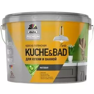 Dufa Kuchen & Bad Краска латексная для кухни и ванной, матовая
