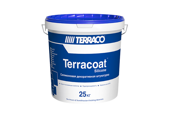 Terraco Terracoat XL Silicone Штукатурка фасадная декоративная на силиконовой основе, с эффектом "Короед"