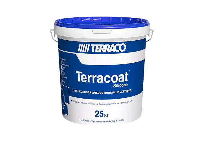 Terraco Terracoat XL Silicone Штукатурка фасадная декоративная на силиконовой основе, с эффектом "Короед"