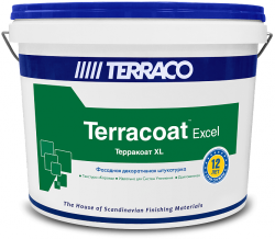 Terraco Terracoat XL Штукатурка фасадная декоративная акриловая, с эффектом "Короед"