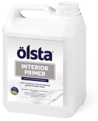 Olsta Interior Primer Грунт глубокого проникновения для внутренних работ