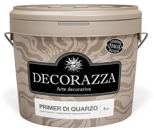 Decorazza Priemer Di Quarzo Грунт укрывающий с кварцевым наполнителем