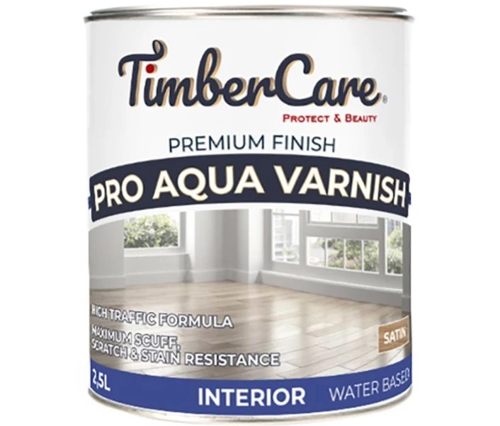 TimberCare Pro Aqua Varnish Профессиональный лак на водной основе для внутренних работ