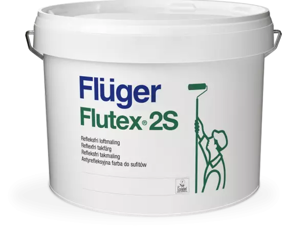 Fluger Flutex 2S Краска для потолка антибликовая, глубокоматовая
