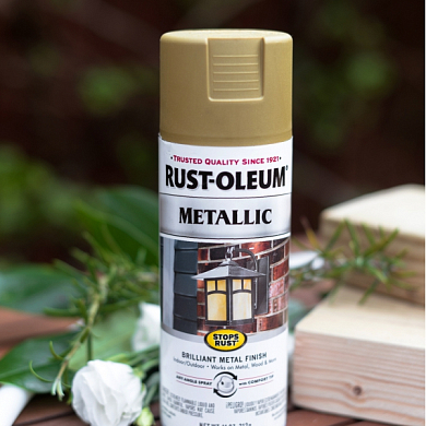 Rust-Oleum Stops Rust Metallic Spray Эмаль антикоррозийная с эффектом металлика, спрей