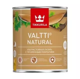 Tikkurila / Tikkivala Valtti Natural Лазурь для дерева ультрастойкая с прозрачным покрытием
