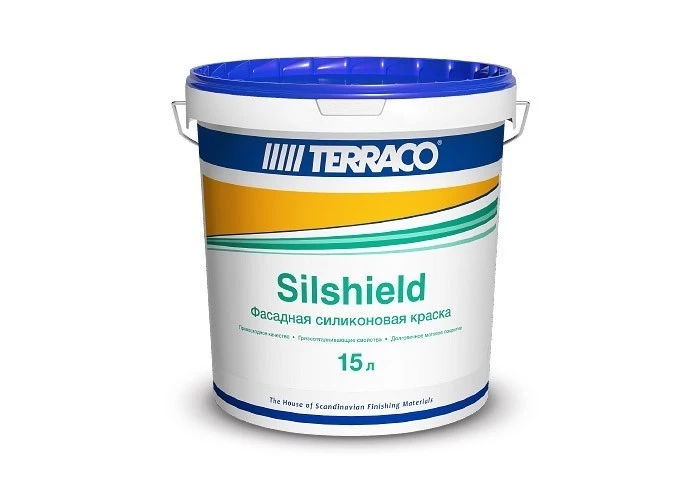 Terraco Silshield Силиконовая матовая краска для фасадных работ