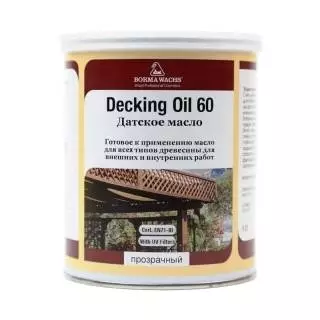 Borma Wachs Decking Oil 60% IL Natural Датское масло Азия для наружных работ полуглянцевое