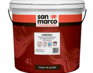 San Marco Armonia Краска влагостойкая высокоукрывистая акриловая на водной основе для профессионального использования для внутренних работ