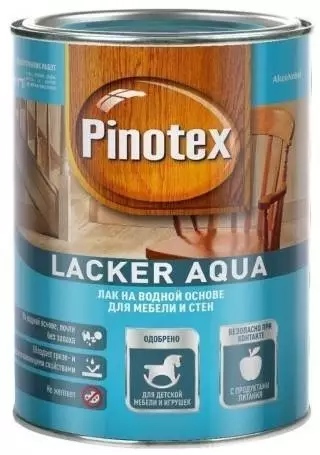 Pinotex / Omnitex Lacker Aqua 70 Лак на водной основе для мебели и стен глянцевый