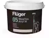 Fluger 05 Wood Tex Acryl Краска акриловая скрывает структуру древесины на водной основе