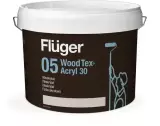 Fluger 05 Wood Tex Acryl Краска акриловая скрывает структуру древесины на водной основе