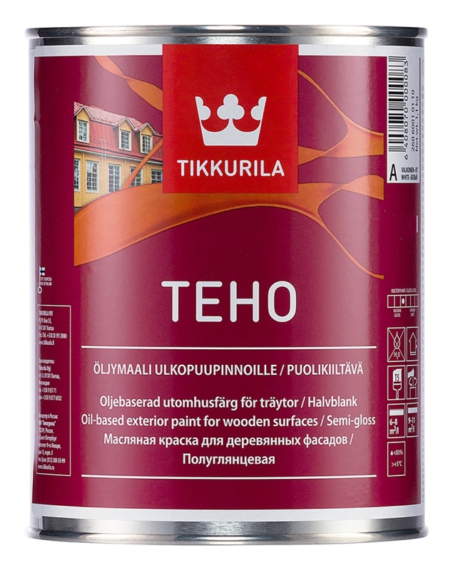 Tikkurila Teho Краска масляная для деревянных фасадов