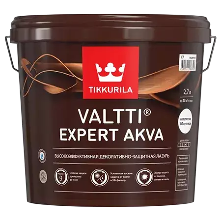 Tikkurila Valtti Expert Akva Декоративно-защитная лазурь со свойством антисептика