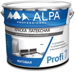 Alpa Profi 7/Альпа Профи 7 краска латексная Alpa Profi 7/Альпа Профи 7 краска латексная