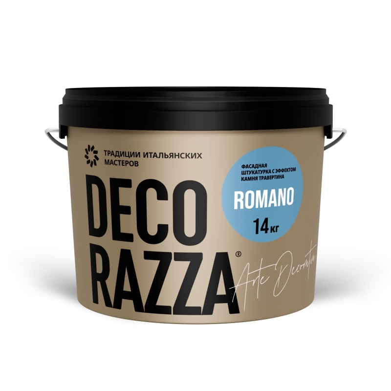 Decorazza Romano / Декоразза Romano фасадное декоративное покрытие с эффектом натурального камня травертина