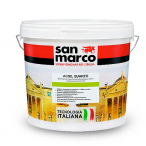 San Marco Acsil Quarzo Краска фасадная особопрочная с кварцевым наполнителем с защитой от плесени для наружных и внутренних работ