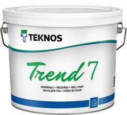 Teknos Trend 7 / Текнос Тренд 7 краска интерьерная для новых и ранее окрашенных поверхностей
