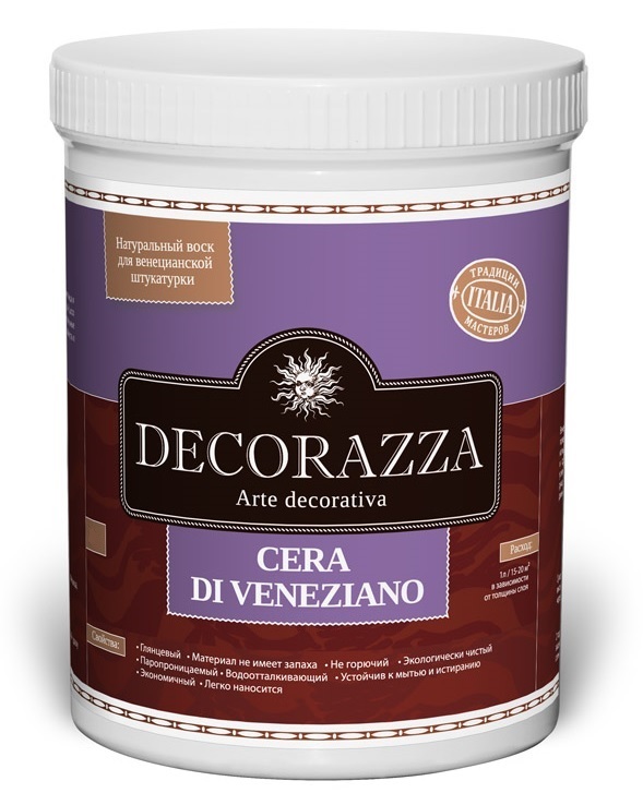 Decorazza Cera Di Veneziano/Декоразза Чера Де Венециано натуральный воск для венецианской штукатурки