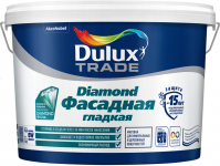 Dulux Diamond Smooth / Дулюкс Даймонд Фасадная Гладкая краска фасадная по бетону для наружных работ на водной основе