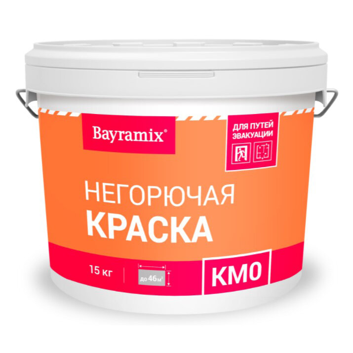 Bayramix КМ0 Extra Краска негорючая для окрашивания минеральных поверхностей внутри помещения