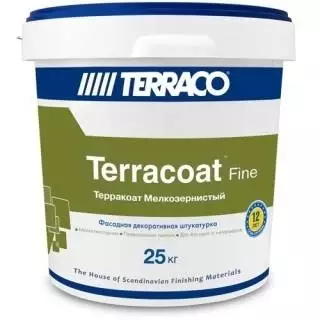 Terraco Terracoat Fine Штукатурка декоративная акриловая с мелкой текстурой "Шагрень"